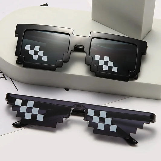 Mosaic Pixel Gamer Sunglasses